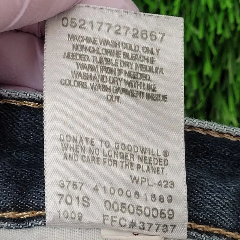 LEVIS 505 Jeans 32x31 Straight Faded Medium-Wash Whiskered